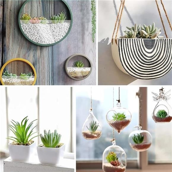 12 Pcs Artificial Succulents Mini Fake Plants Unpotted Faux Succulent for Craft - Picture 4 of 7